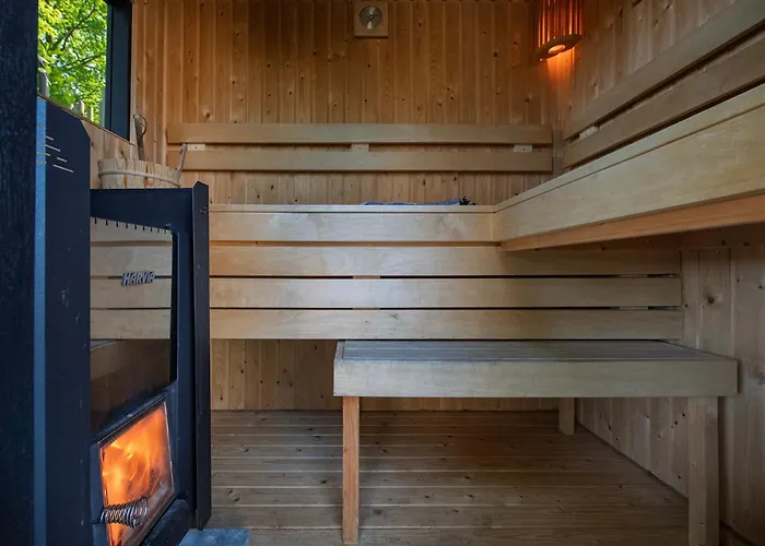 Chalé 86, Bed & Outdoor Wellness - Sauna, Hottub, Icebath & Outdoor Shower Included! Oisterwijk